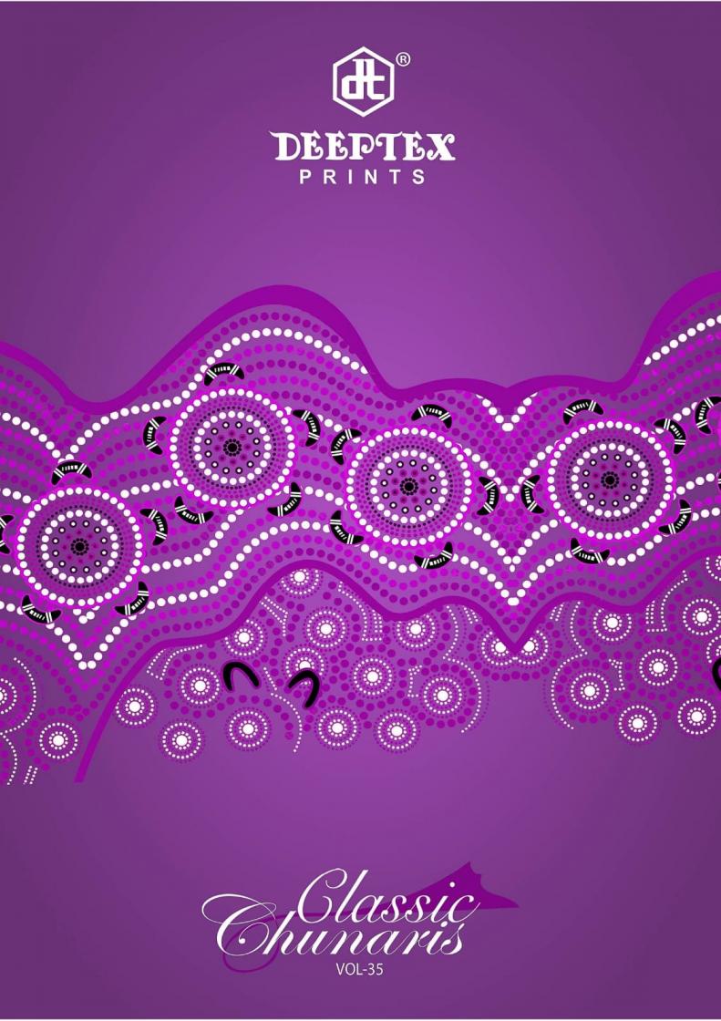 deeptex prints classic chunaris vol 35 cotton daily wear dress materials  
