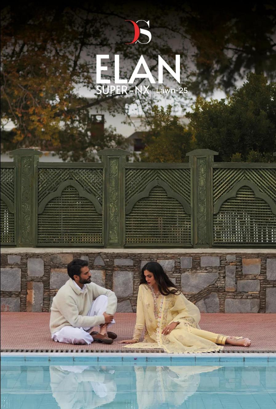 elan super nx lawn 25 by deepsy suits cotton solid pakistani unstitch 3pcs dress