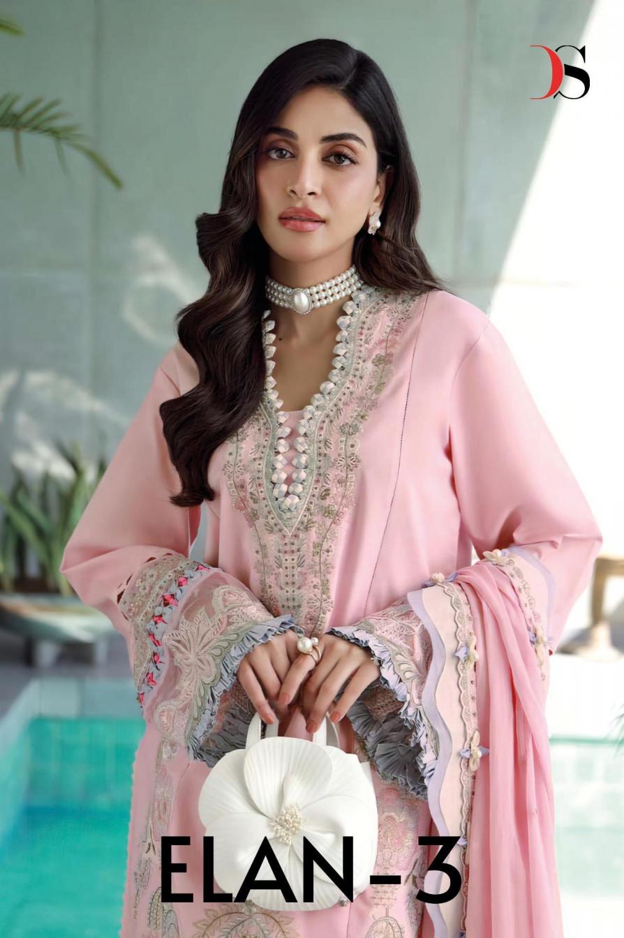 elan vol 3 by deepsy suits lawn cotton modern pakistani suits  