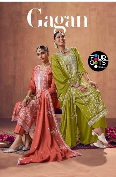 fourdots presents gagan 3pcs unstitch salwar suits