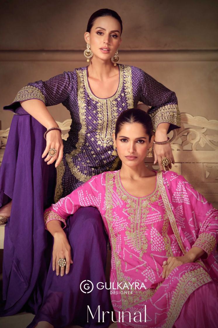 gulkayra designer mrunal chinon readymade exclusive plazzo suit for women 