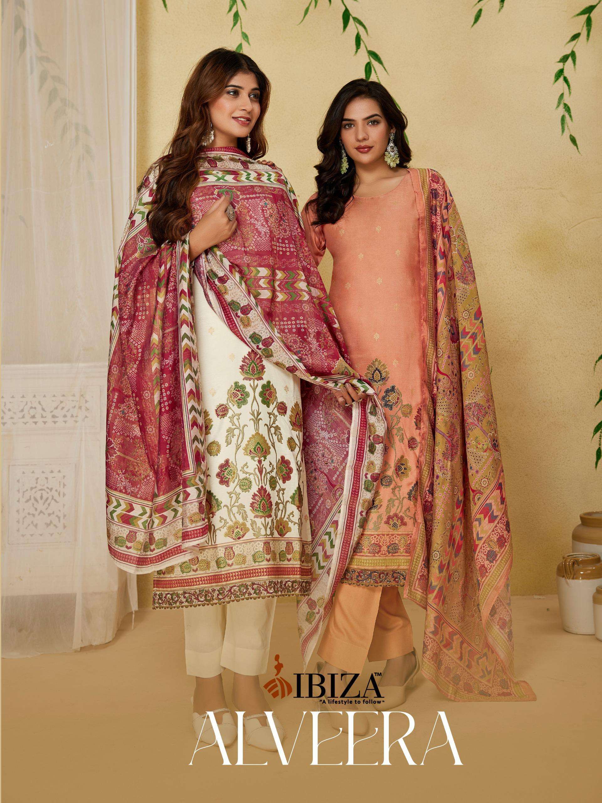 ibiza alveera gucci silk modern pakistani suit for womens 