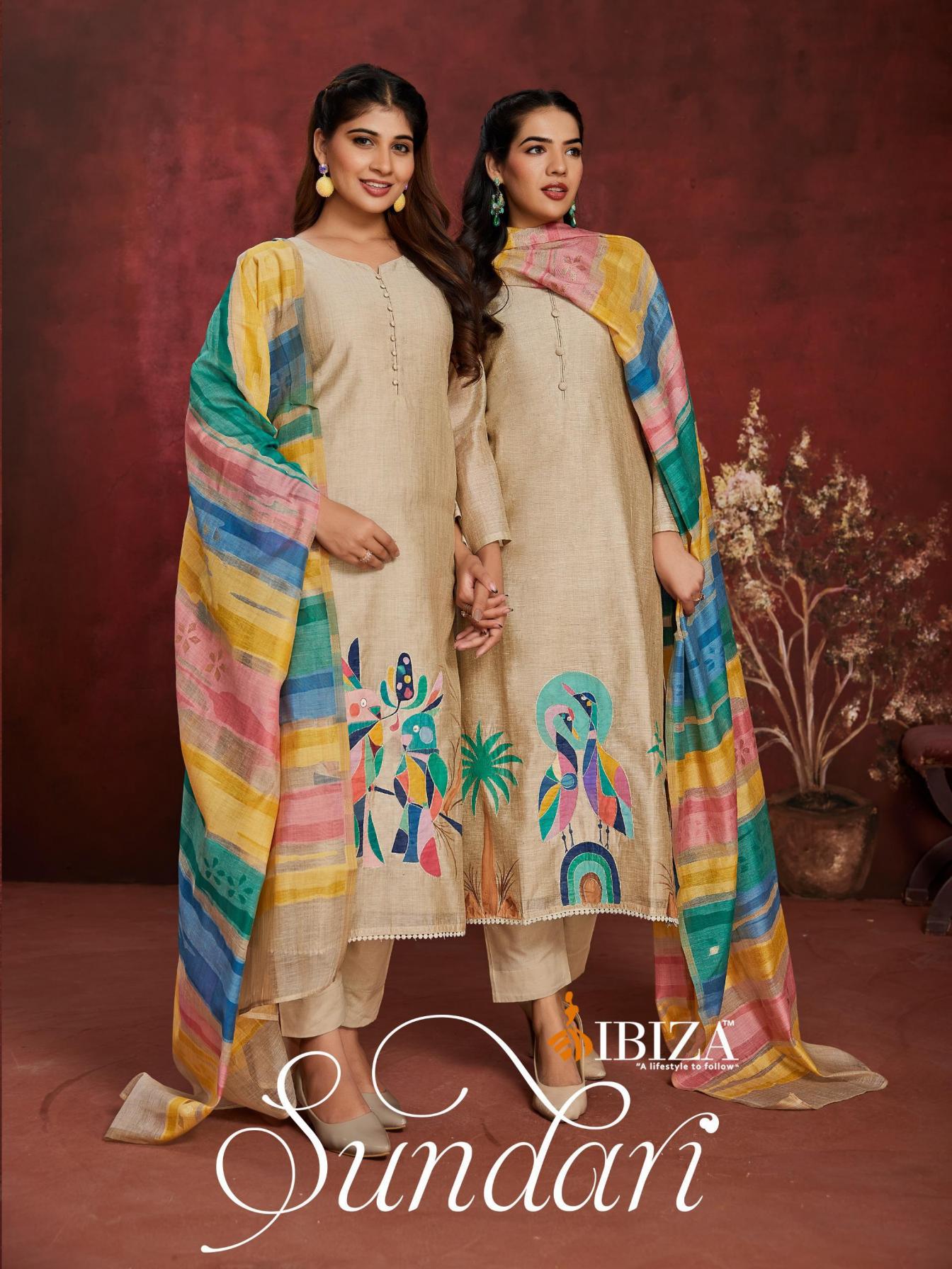 ibiza sundari orgenic silk new design pakistani 3pcs dress 2025