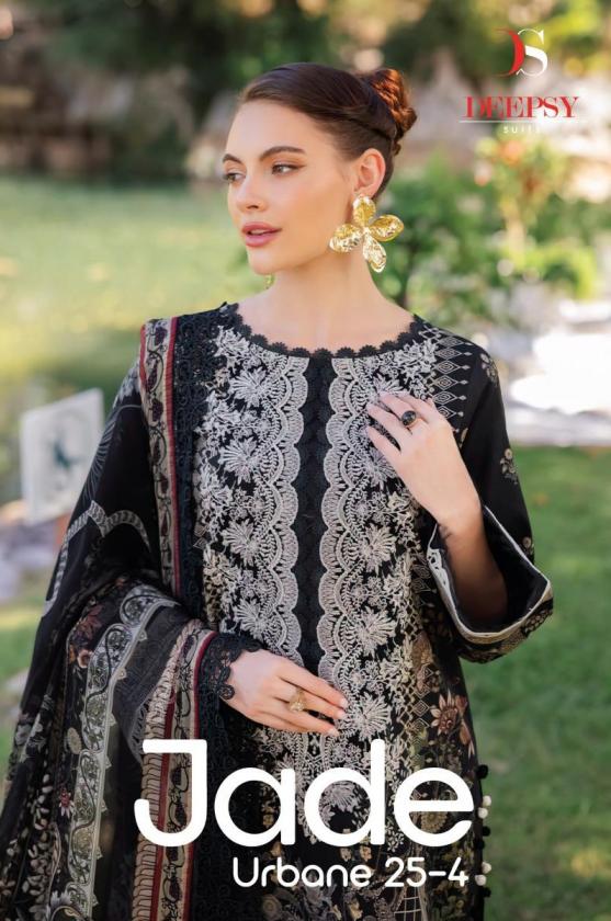 jade urban lawn 25 vol 4 by deepsy suits unstitch 3pcs suits