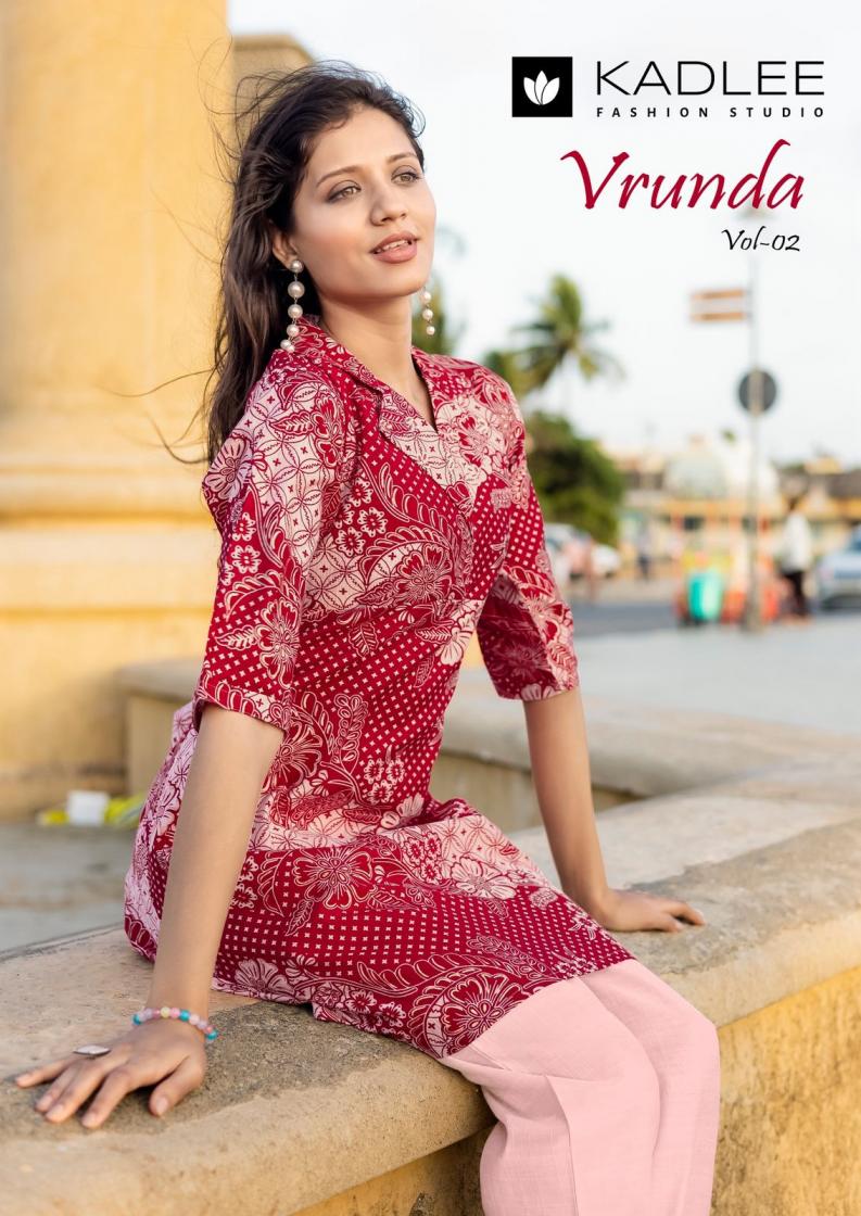 kadlee vrunda vol 2 vetican print readymade amazing co-ord sets 