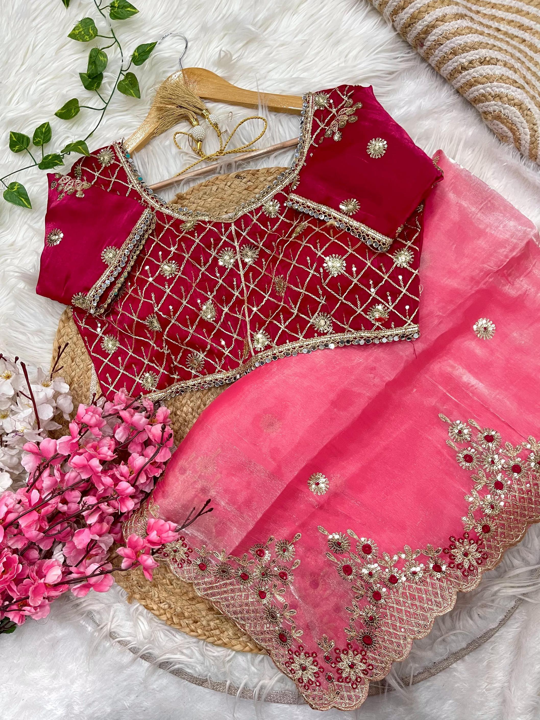 kc 158 sartin sequence work luxurious sarees for women