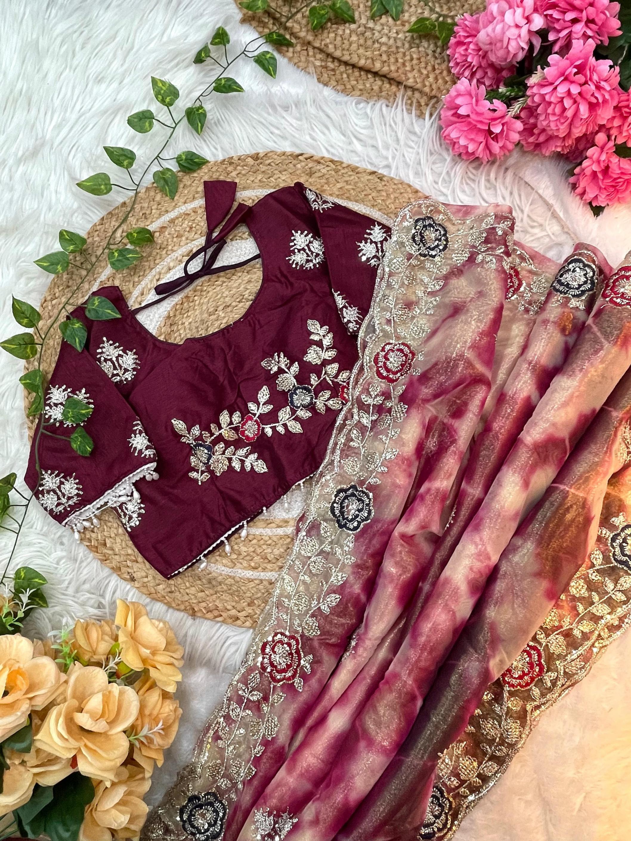 kc 160 elegant twill net traditional saree for womens