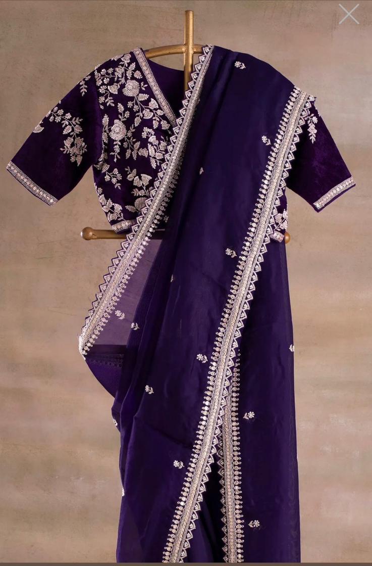 kc 2054 traditional zimmy chhu saree for womens 