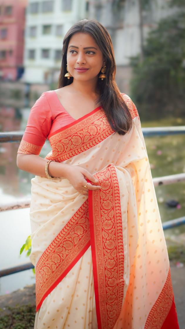 kc 395 janknandi zari woven banarasi silk stylish saree wholesaler 