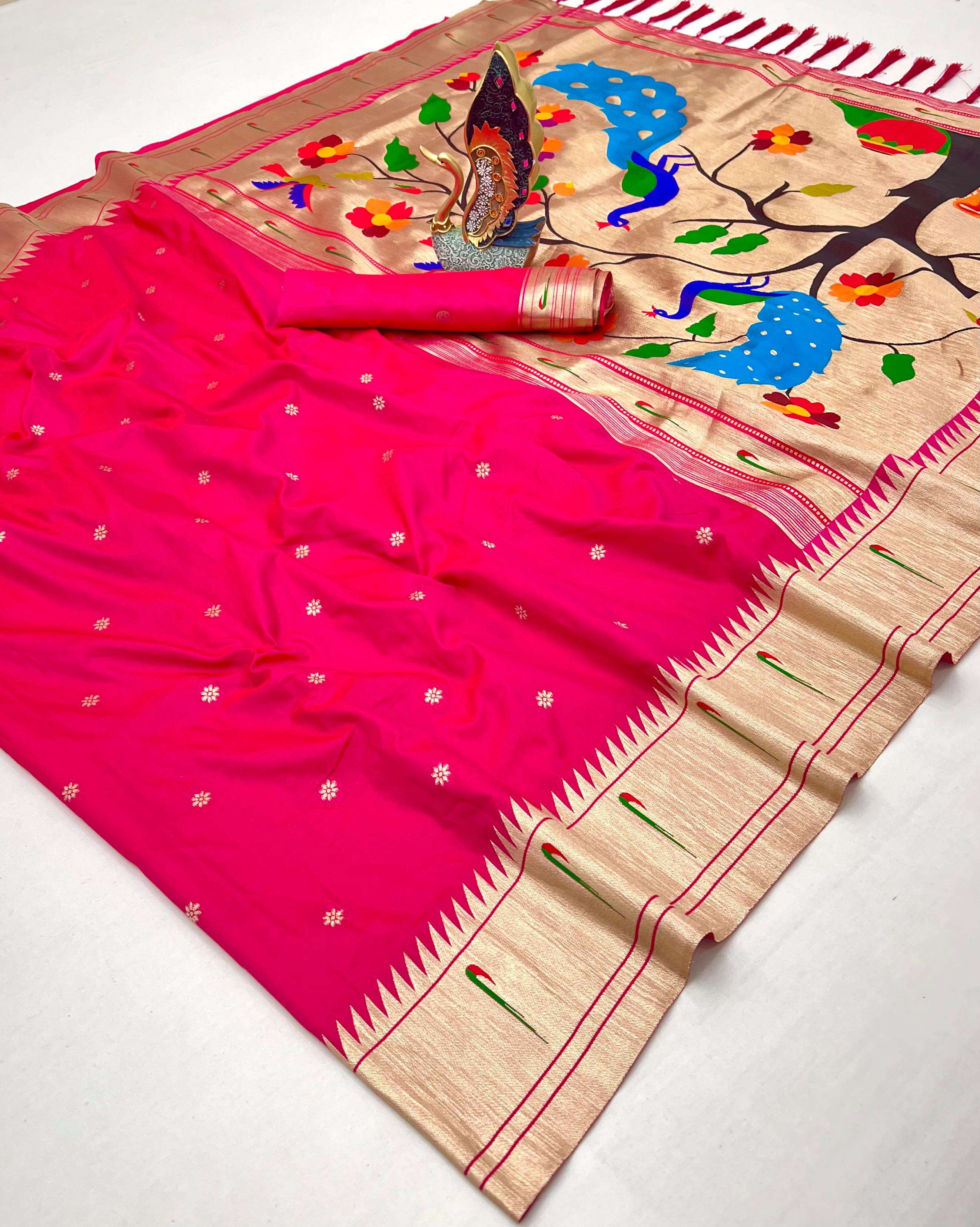 kc 7020 pethani silk gorgeous look saree wholesaler 