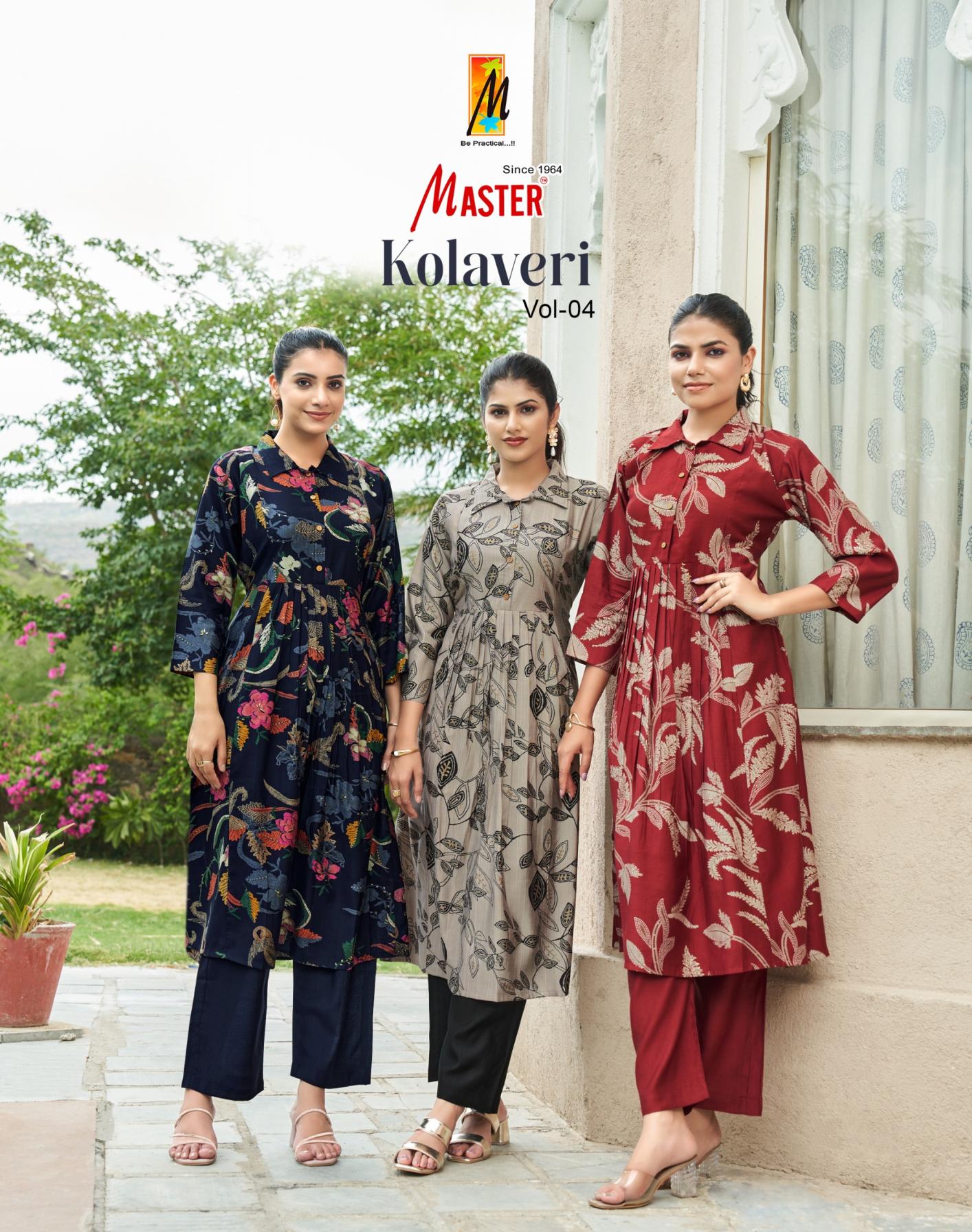 kolaveri vol 4 by master vertican print readymade stylish kurti with pant 
