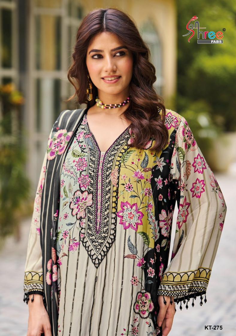 kt 275 by shree fabs unstitch 3pcs salwar suits 