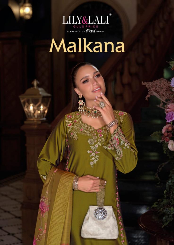 lily & lali malkana viscose silk a-line readymade occasion wear salwar suits 