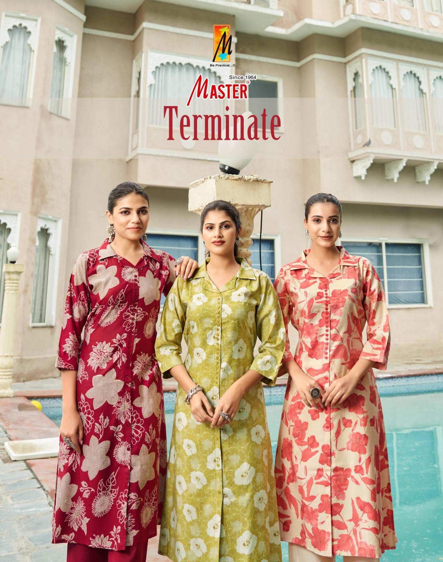 master terminate vertican print readymade stylish co-ord sets 