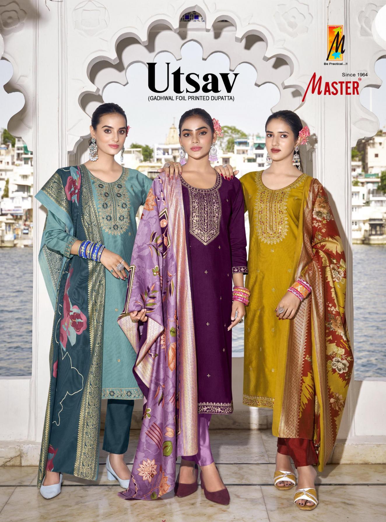 master utsav gadwal attractive look readymade suit for womens 