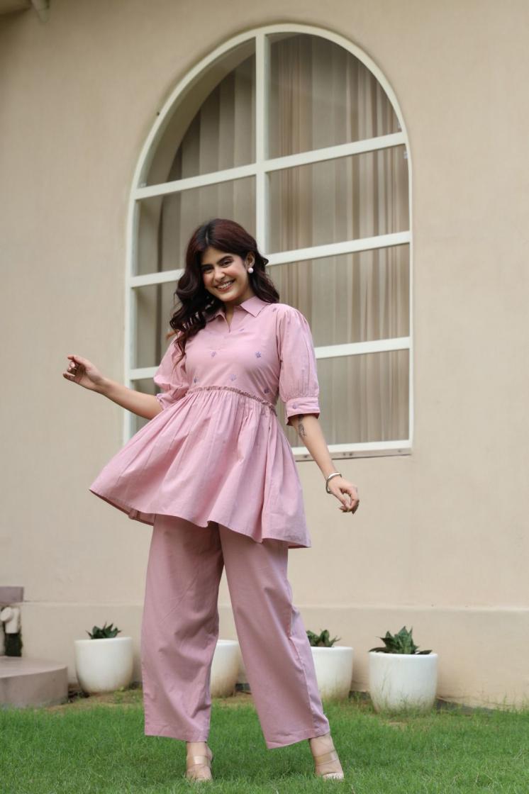 modern pattern hit design full stitch combo cotton co-ord sets 