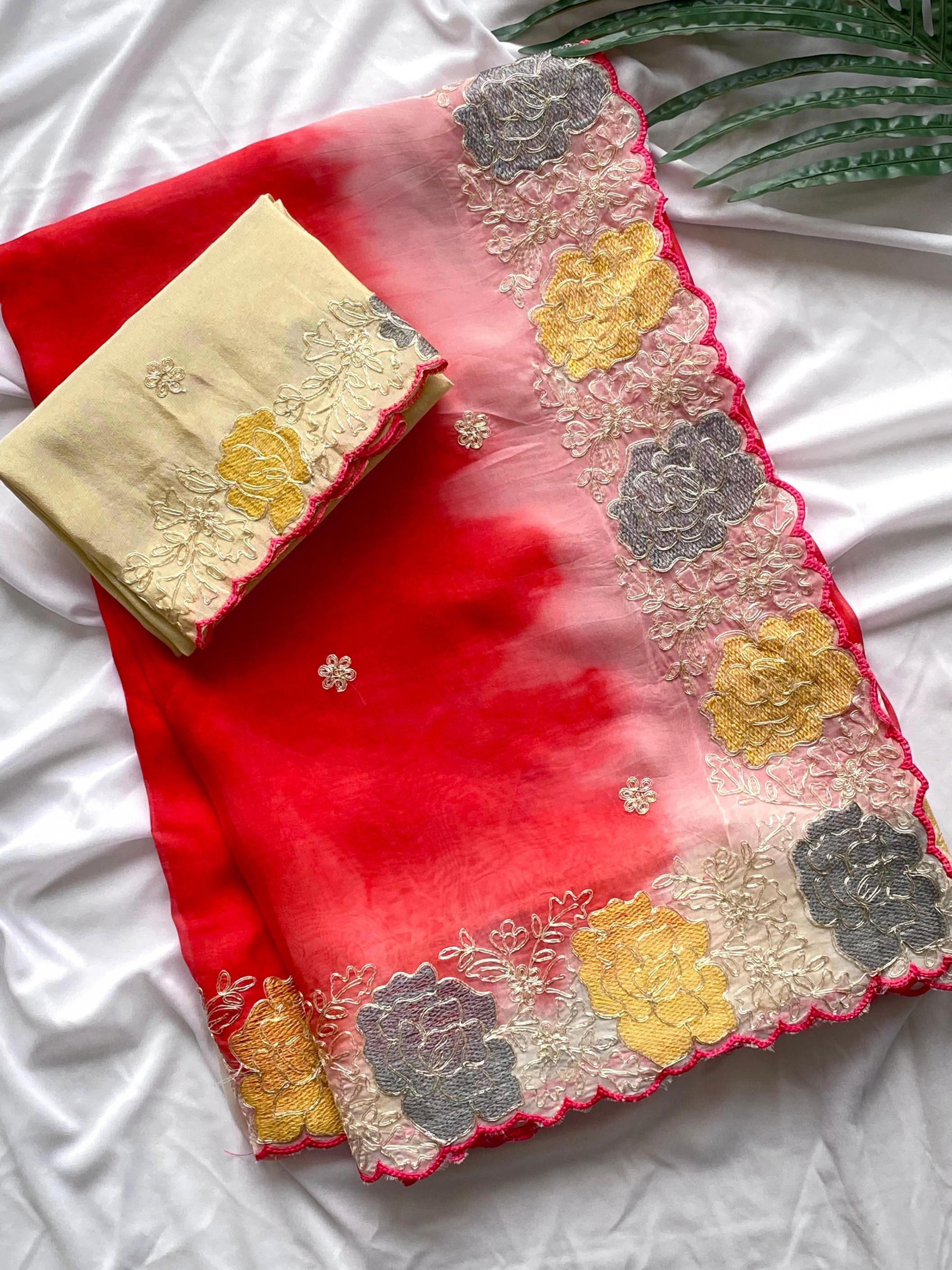 mukti organza traditional saree wholesaler 