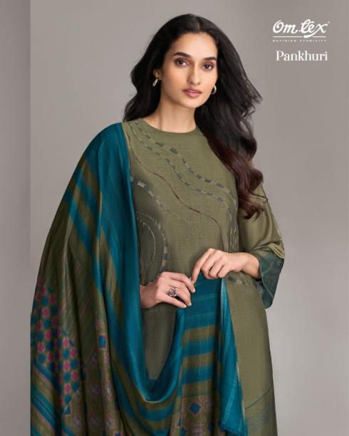 pankhuri by omtex silk gorgeous look dress material for womens