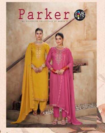 parker by fourdots cotton jarkan work shop trendy unstitch 3pcs dress