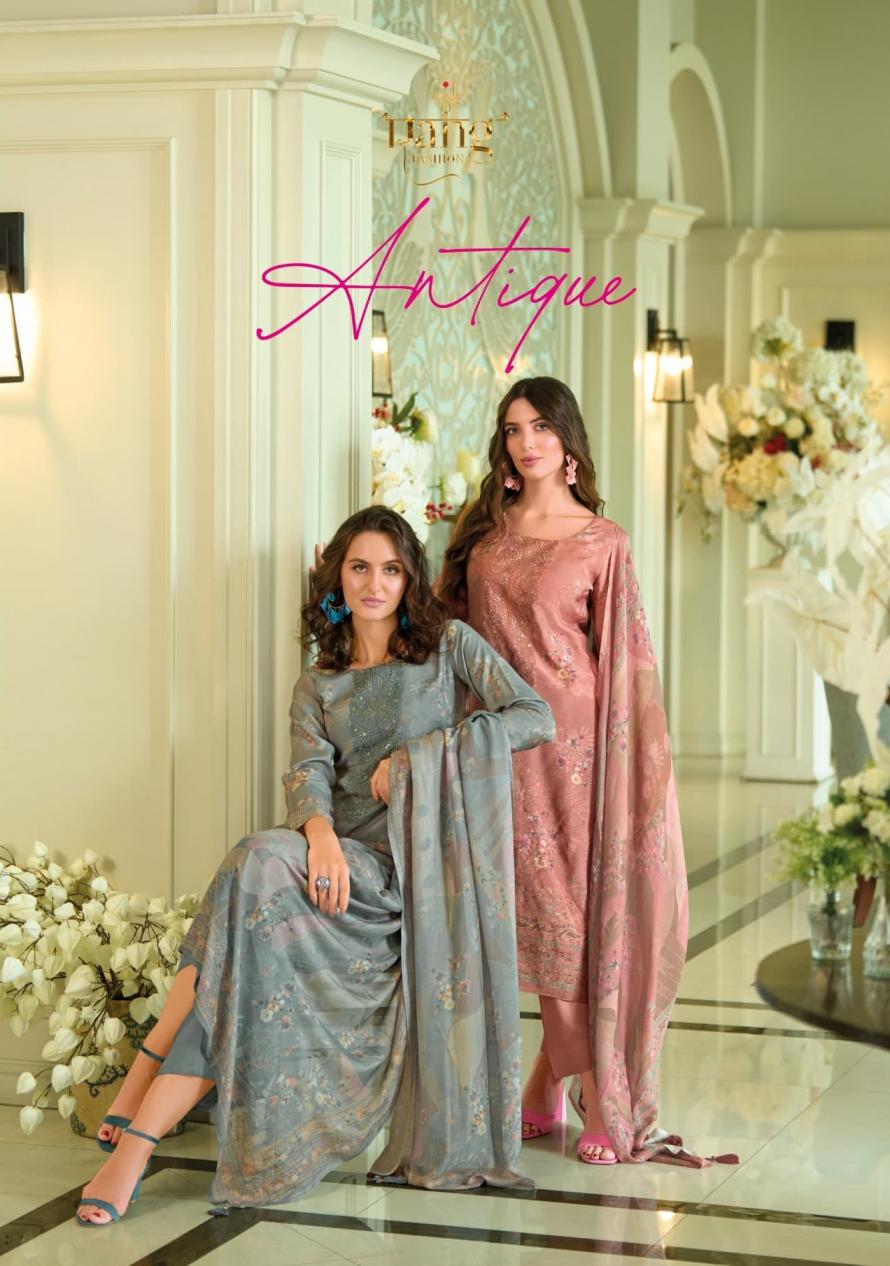 rang fashion antique muslin modern fancy salwar kameez 