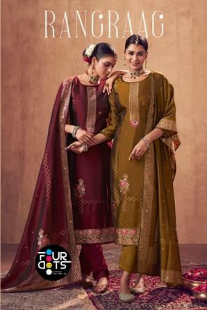 rangraag by fourdots launched 3pcs unstitch suits for women 