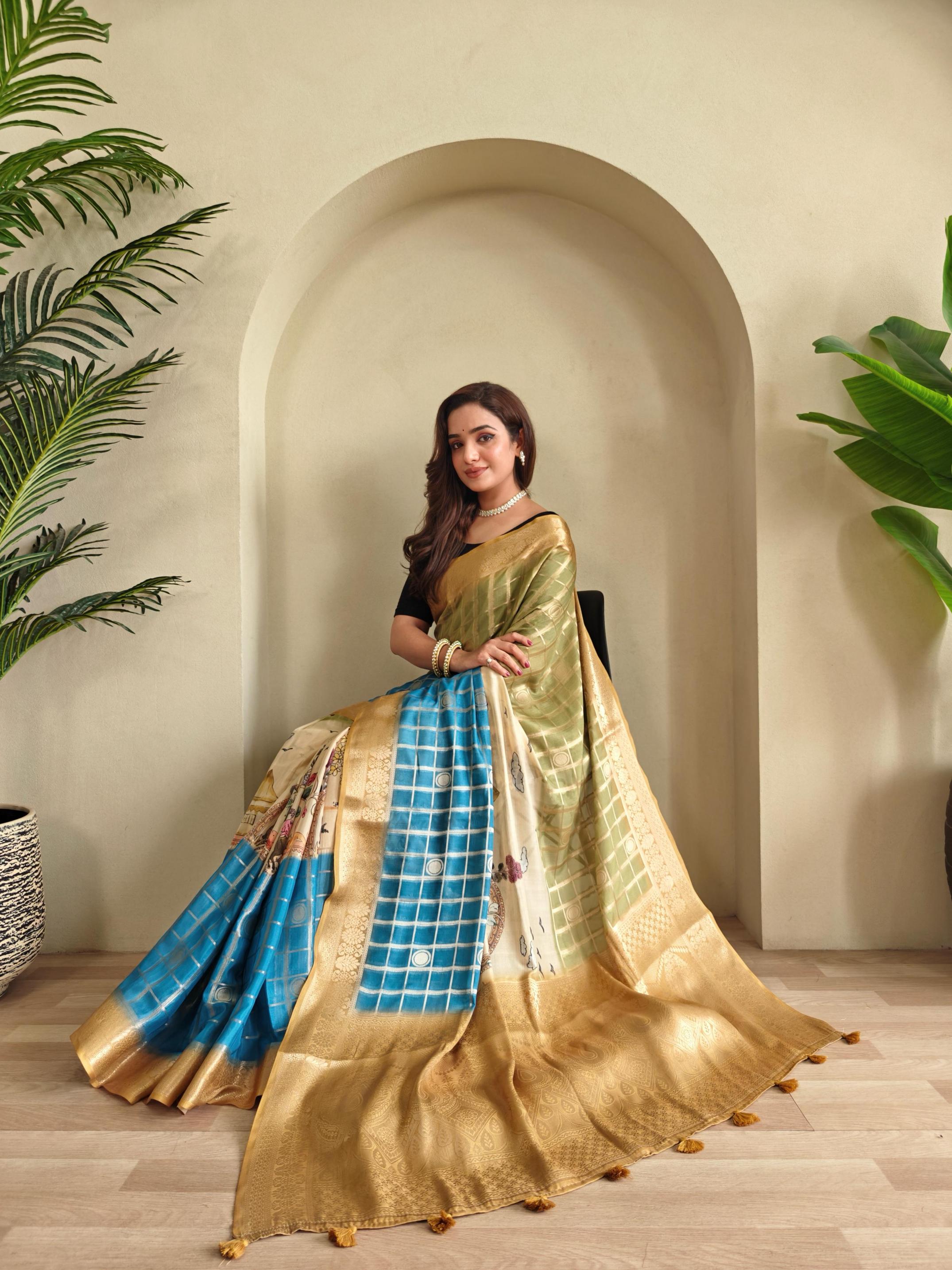 rasmalai weaving georgette fashionable design sarees   