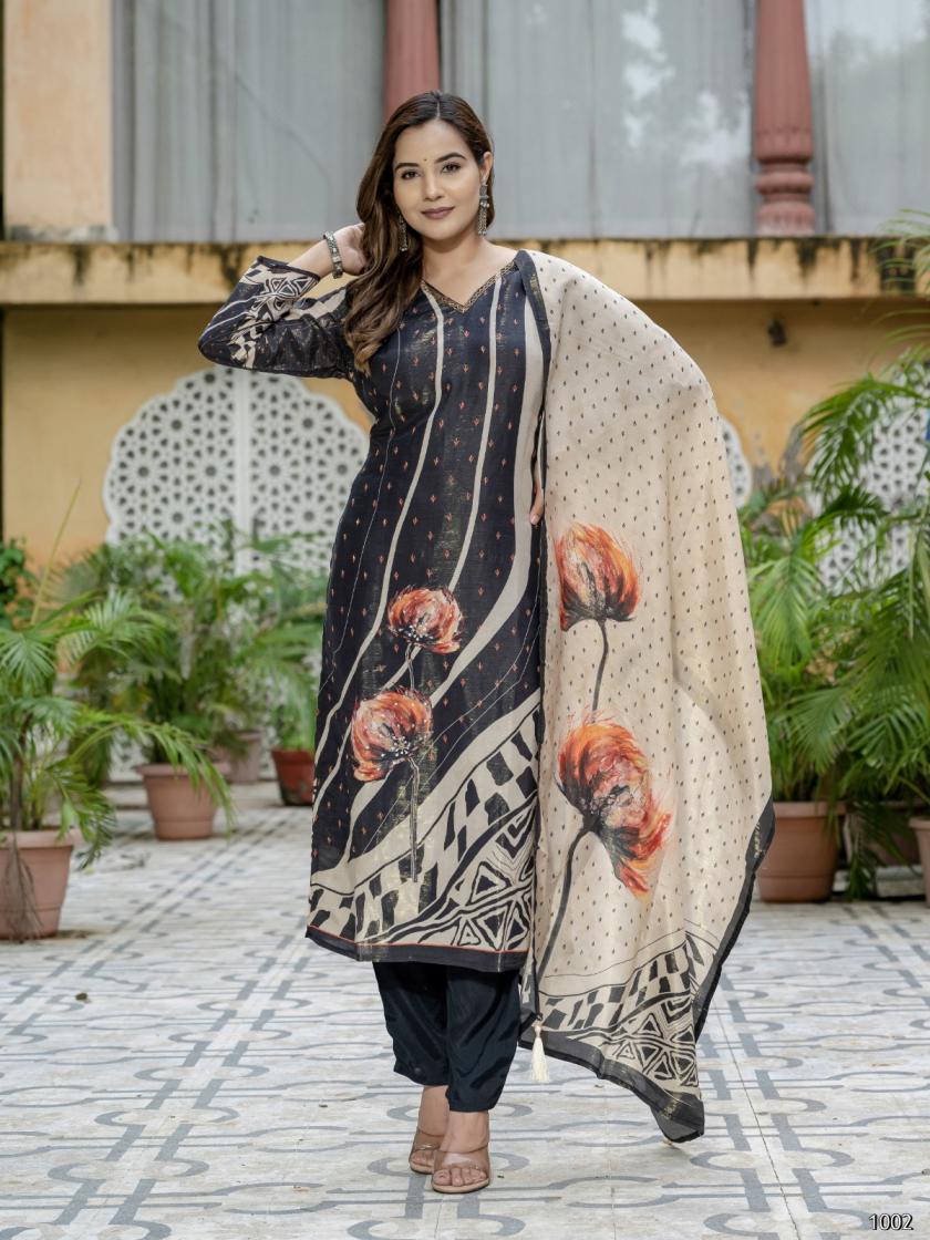 reva vol 1 fancy natural crepe attractive readymade suit for womens 