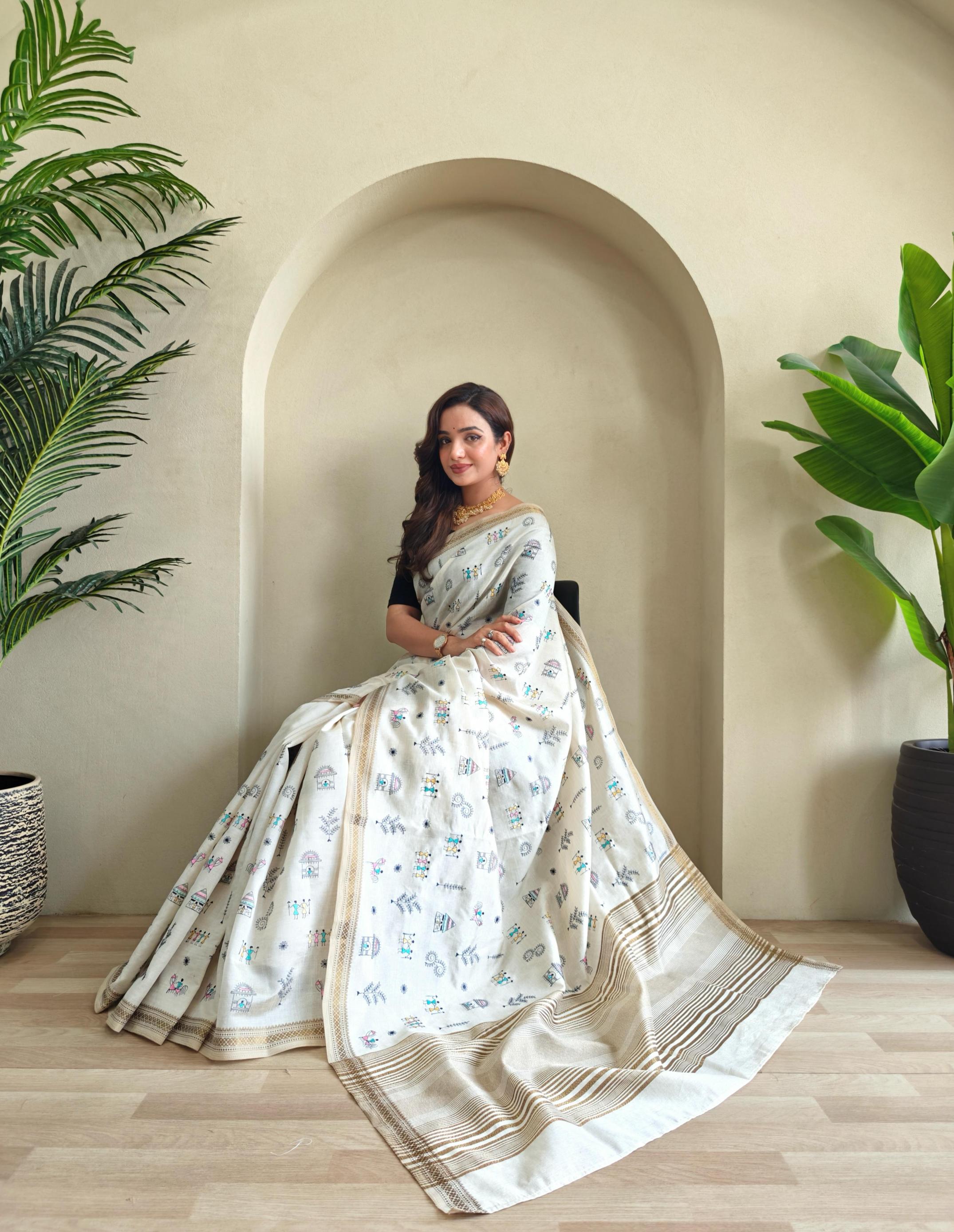 saheli popular design pretty look tussar silk saree wholesaler 