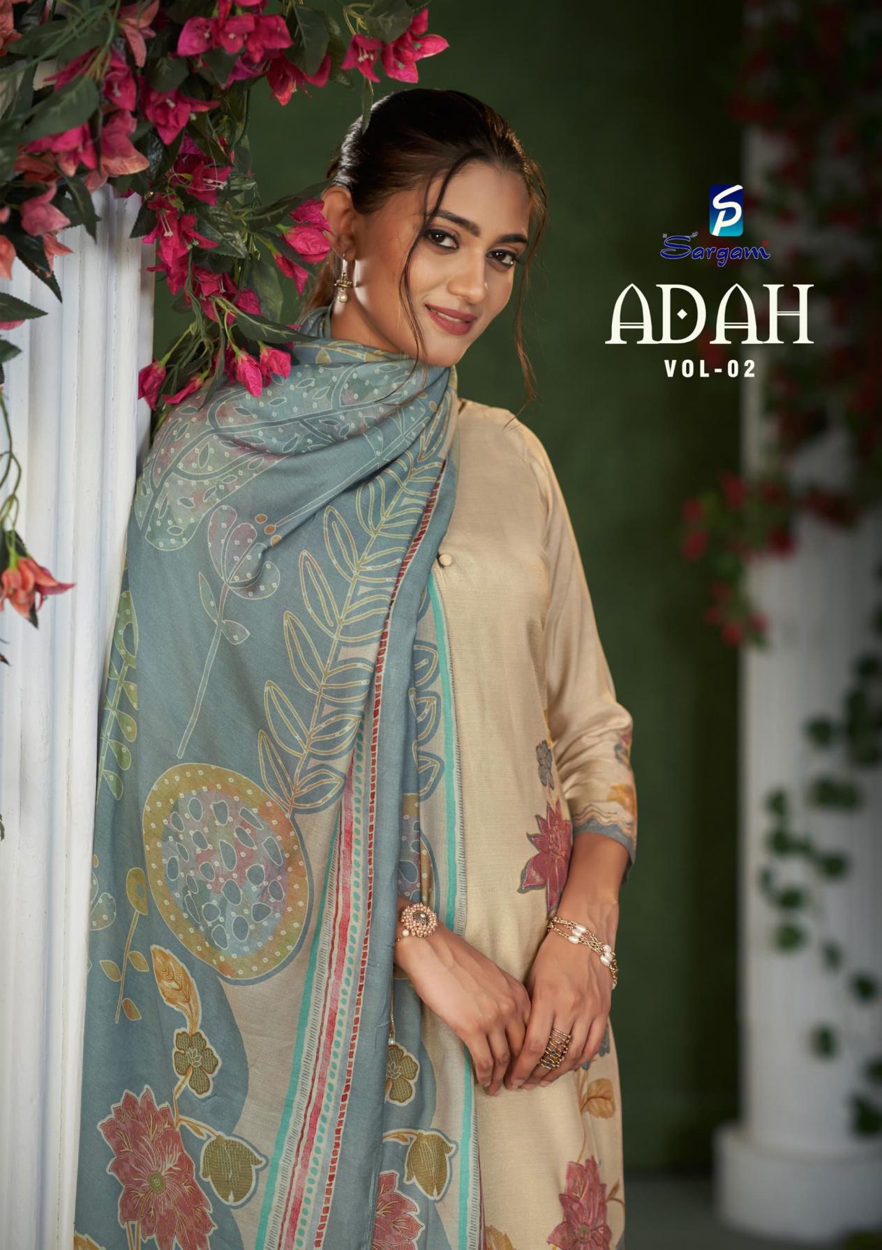 sargam prints adah vol 2 amazing muslin simmer unstitch salwar suit