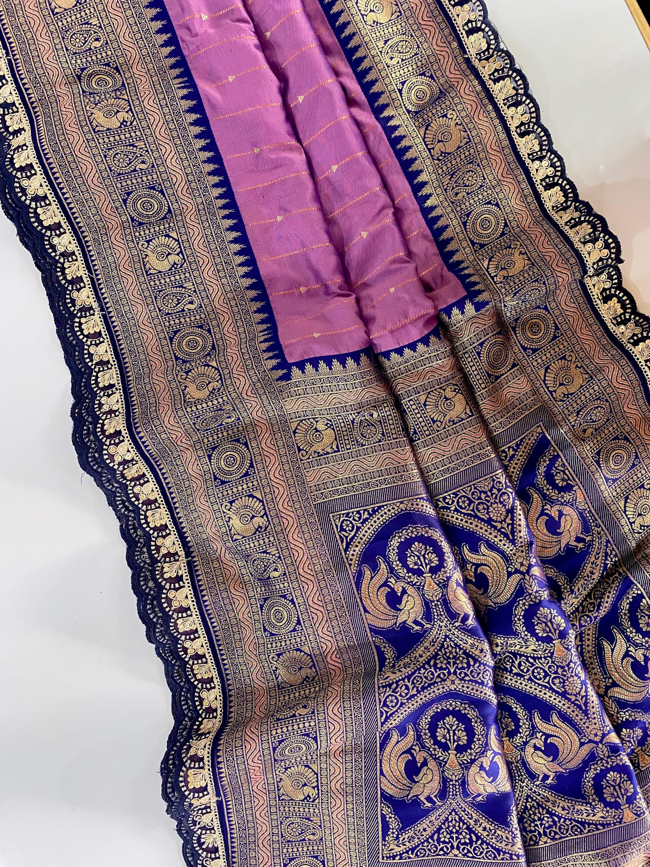 sarika lace paithani silk gorgeous look premium sarees 