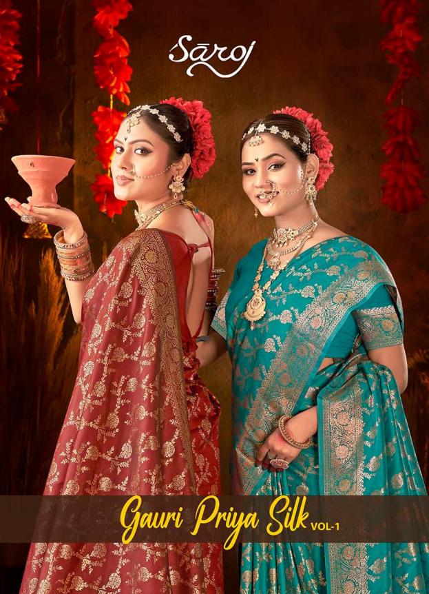 Saroj Gauri priya silk vol.1 50*600 silk saree