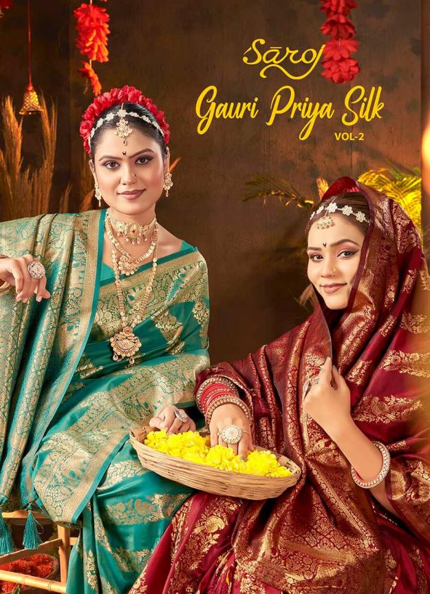 Saroj Gauri priya silk vol.2 50*600 silk saree
