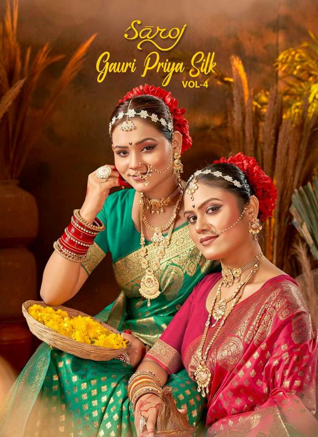 Saroj Gauri priya silk vol.4 50*600 silk saree