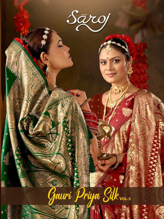 Saroj Gauri priya silk vol.5 50*600 silk saree