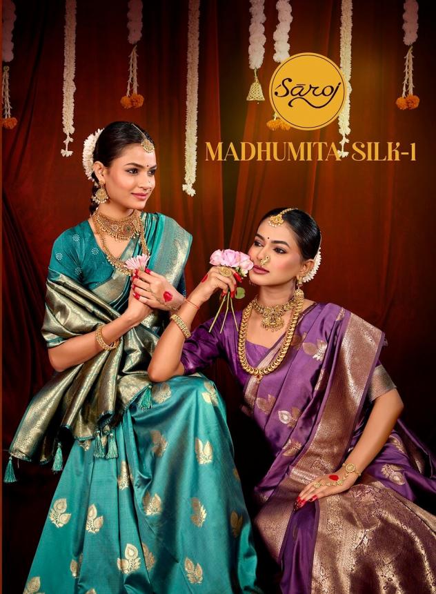Saroj Madhumita silk vol.1  50*600 silk saree