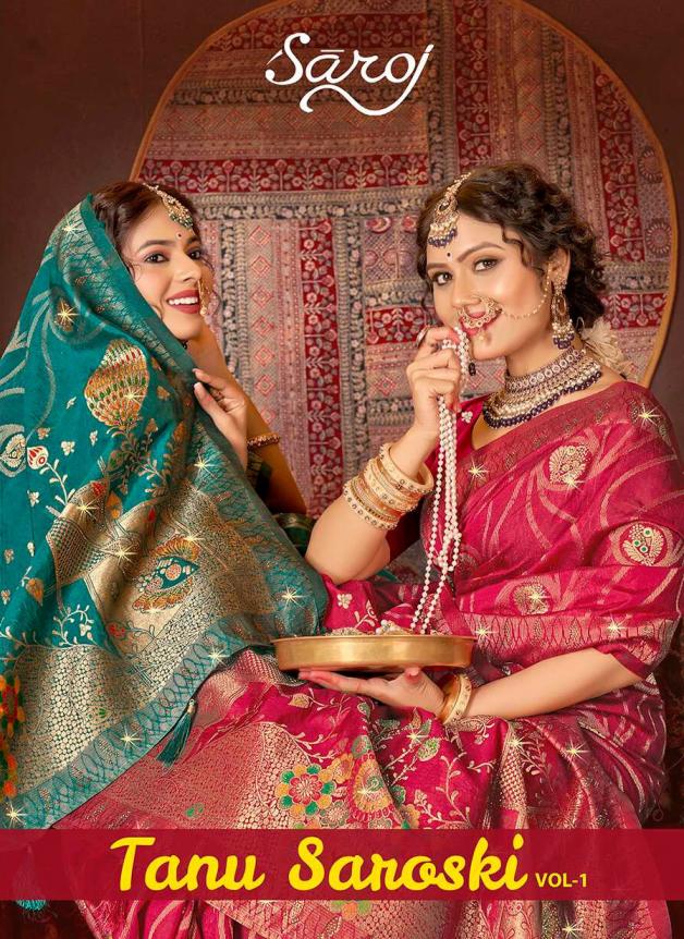 Saroj Tanu saroski vol.1  Dola silk saree 