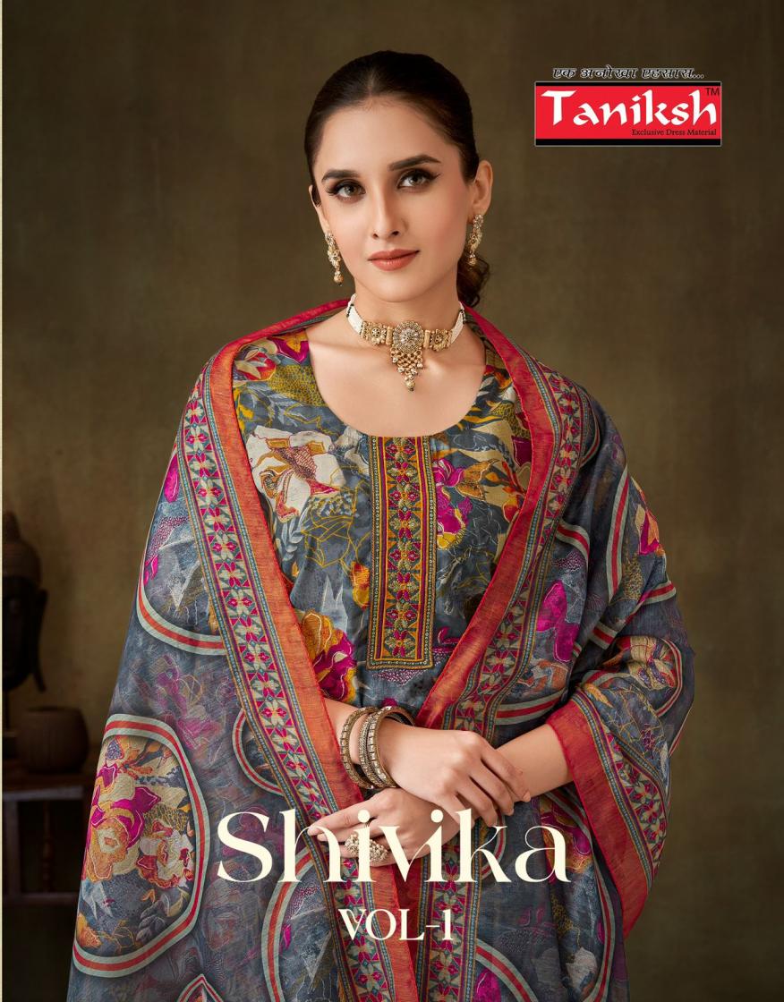 shivika vol 1 by taniksh muslin print readymade modern salwar kameez 