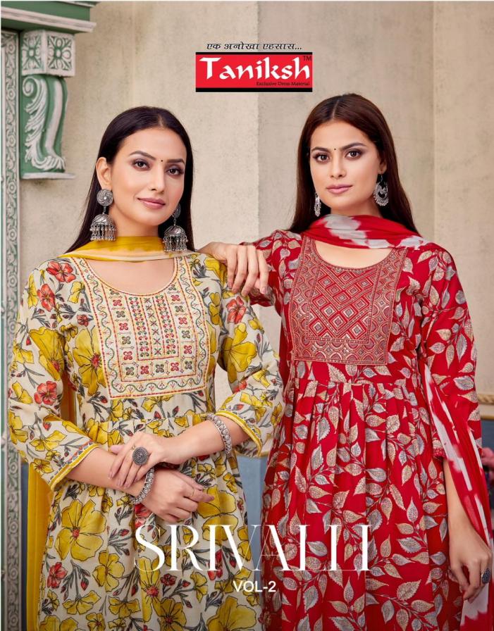 srivalli vol 2 by taniksh capsule print fully stitch suit for womens 