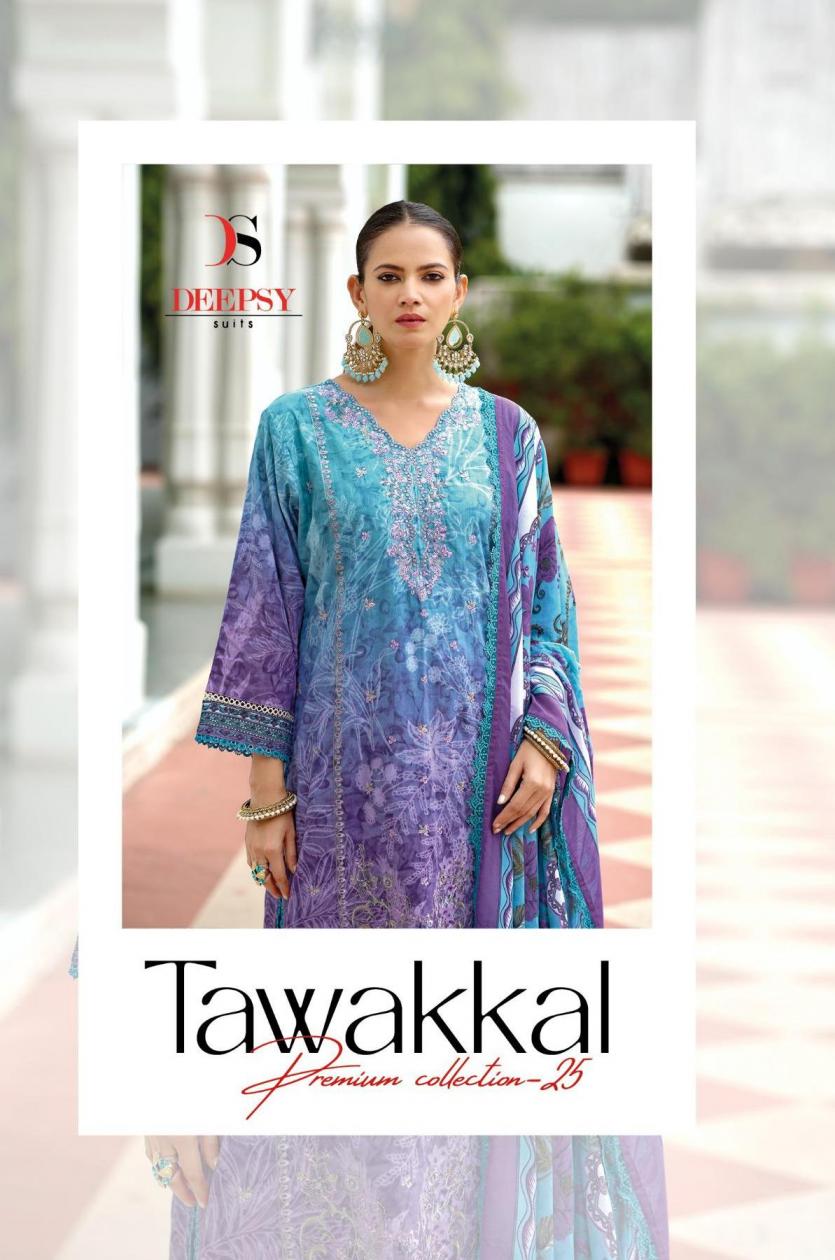 tawakkal premium collection 25 by deepsy suits cotton pakistani 3pcs dress