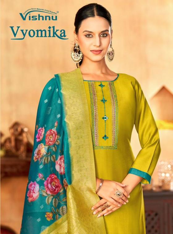 vishnu impex vyomika gadwal silk modern readymade salwar kameez 