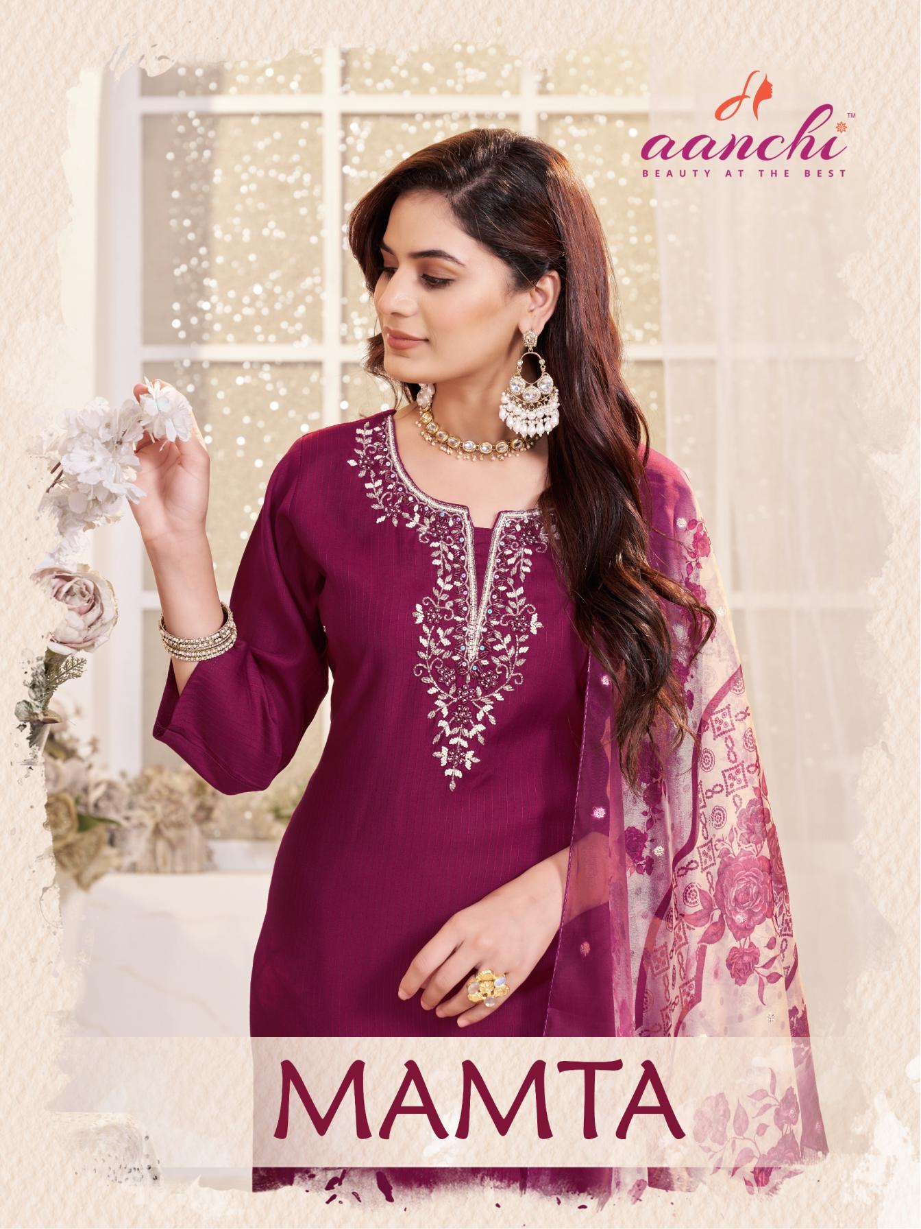 aanchi mamta fancy fully stitch modern salwar kameez 