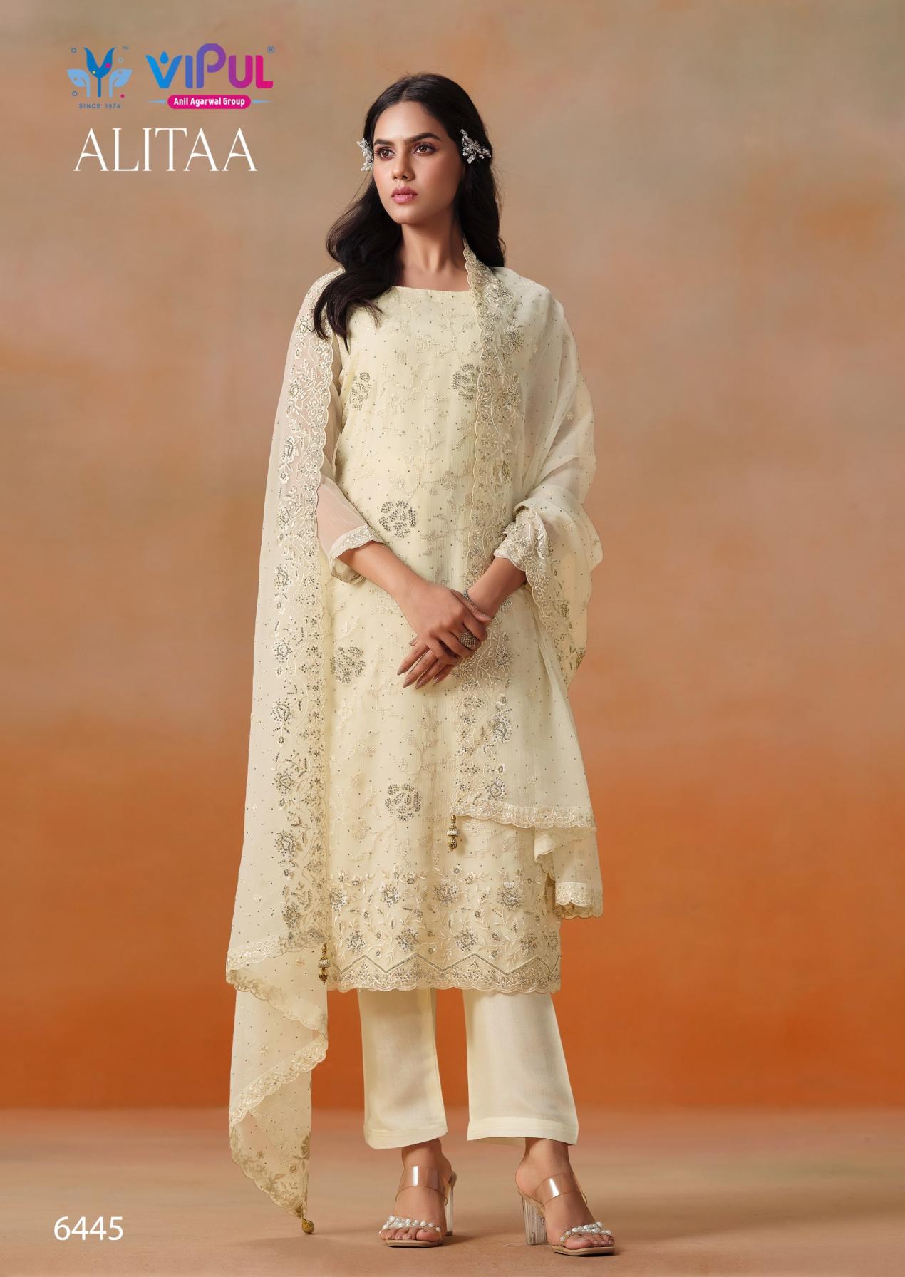 alitaa by vipul fashion crinkle chiffon suits best wholesale rates