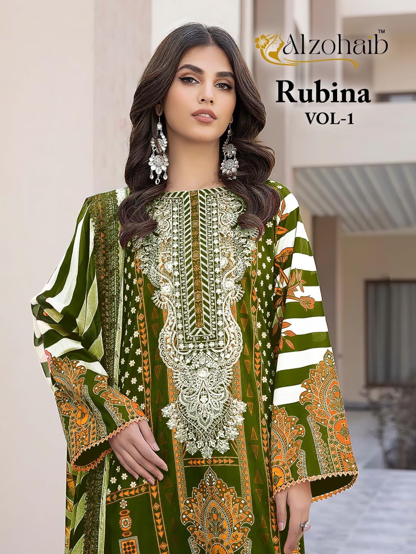 alzohaib rubina vol 1 stylish cotton buy pakistani clothes online
