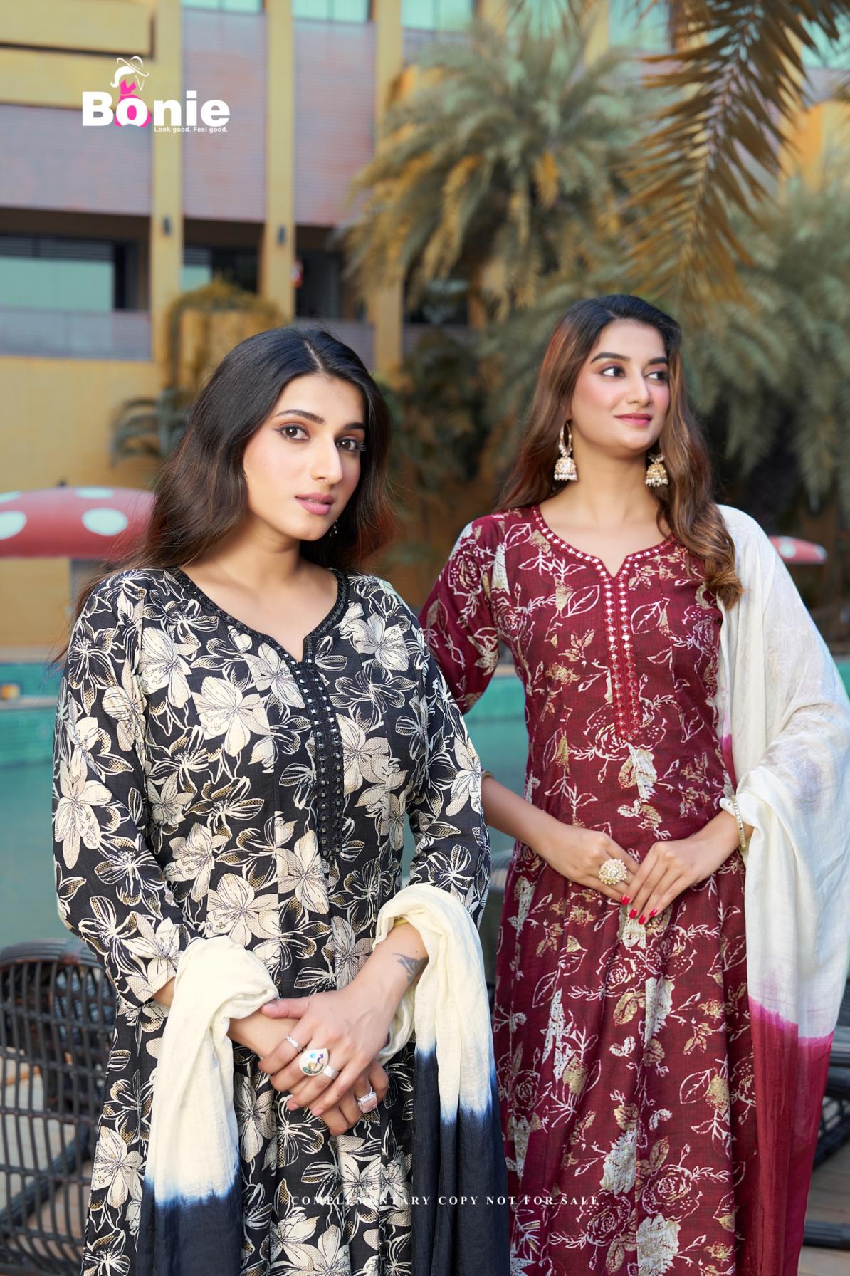 bonie radisson vatican print fully stitch daily wear salwar kameez 