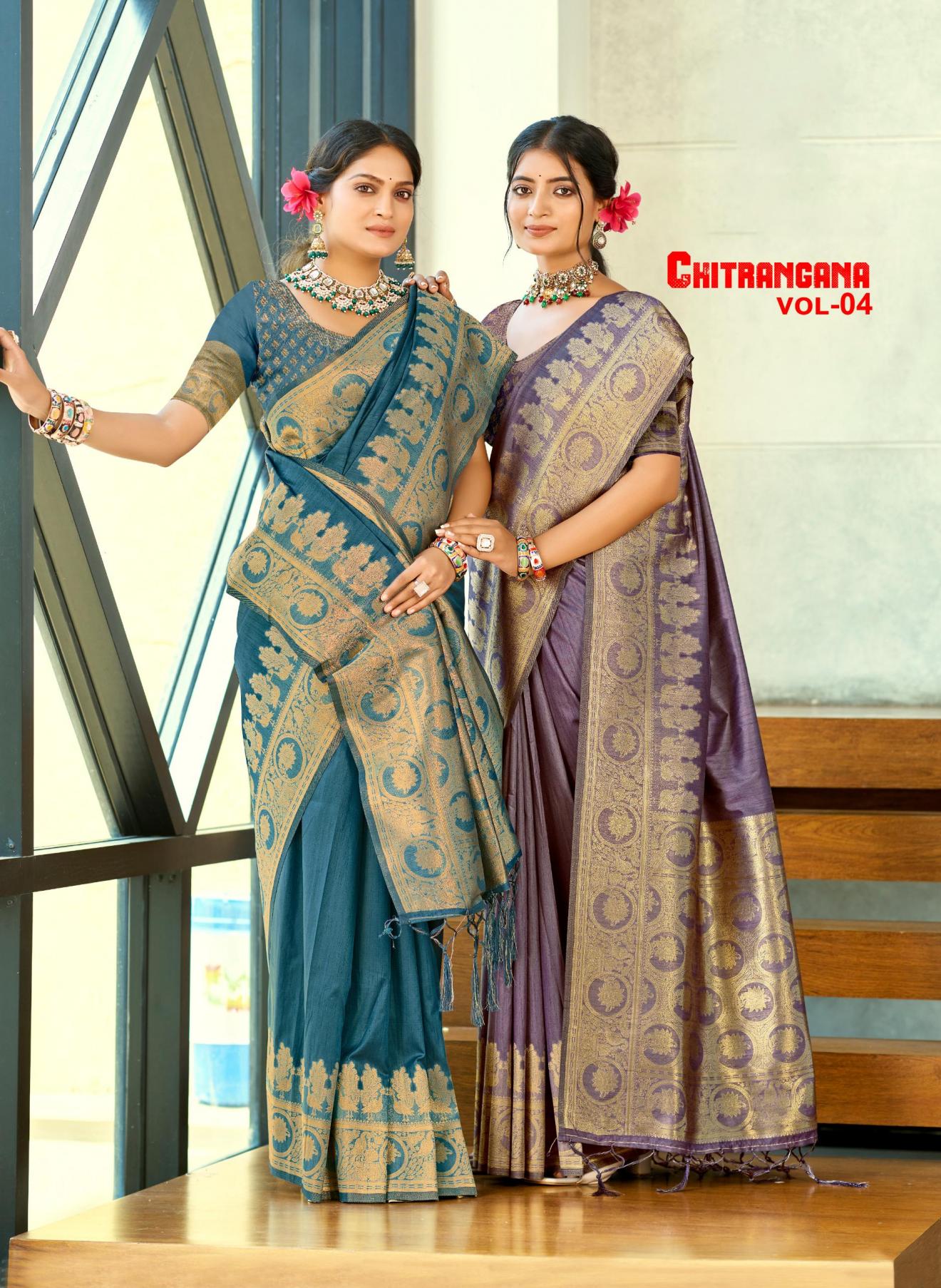 Bunawat - Chitrangana Vol-04 Assam Silk Woven Work Traditional Saree
