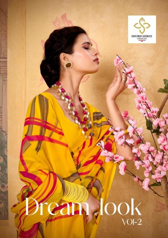 dream look vol 2 by shubh shree creation georgette best saree online 