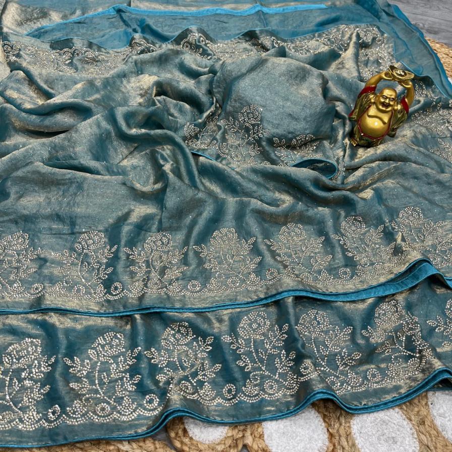 ds 764 silk jarkhan work traditional sarees perfect for festivals