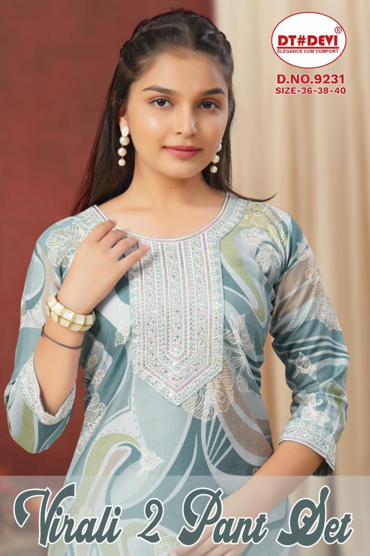 dt devi virali vol 2 9231 vetican full stitch combo kids suits  