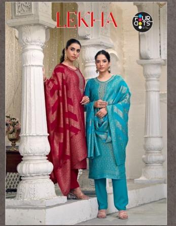 fourdots launch lekha organza silk amazing suit for womens 