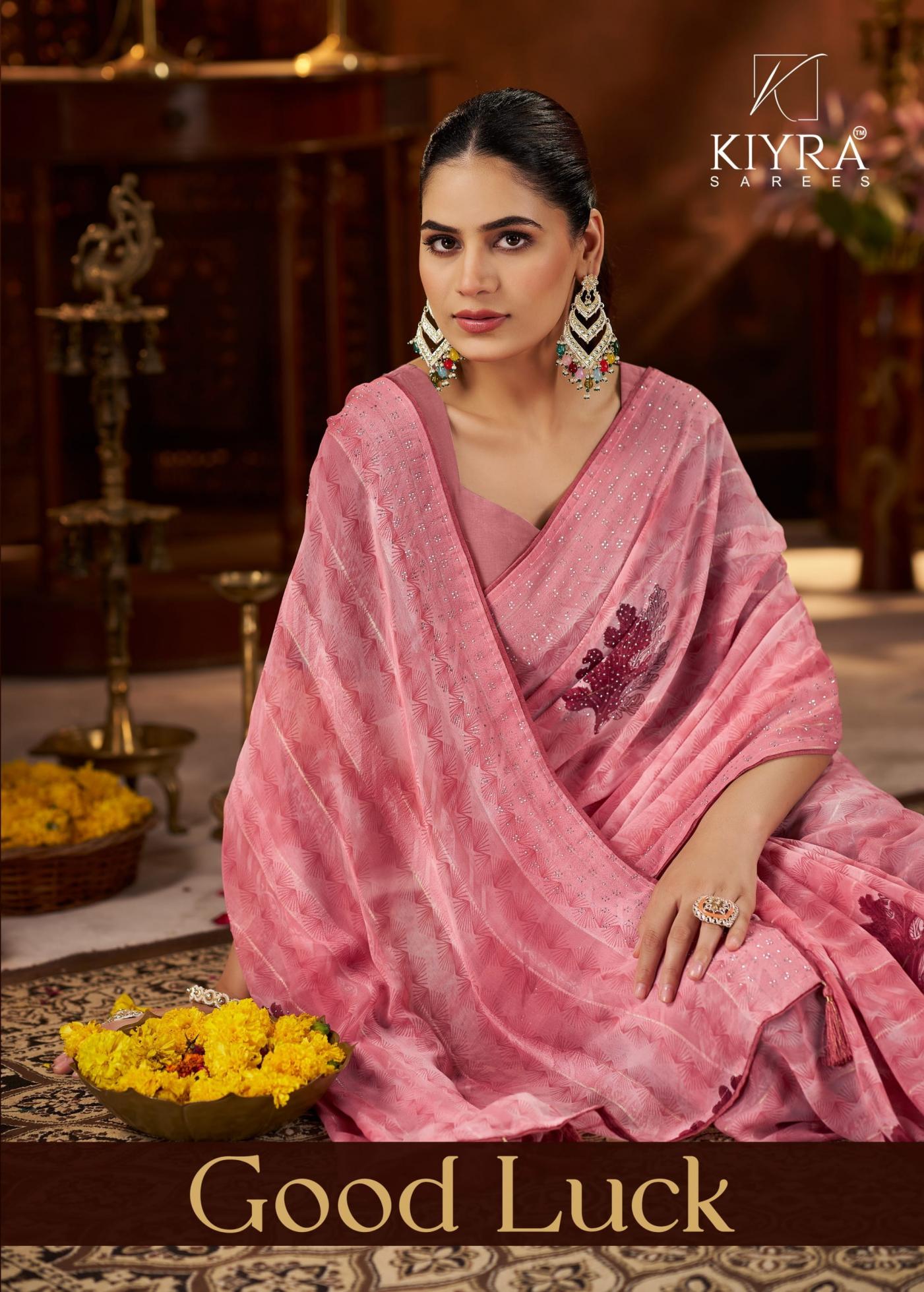 goodluck vol 1 by kiyra gorgeous look weightless kundan sarees